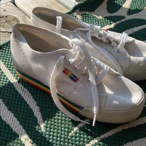 Superga pride platform sneakers!!!